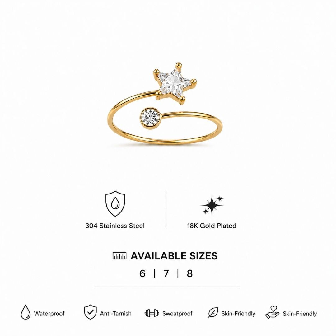 Sirius Shooting Star Ring