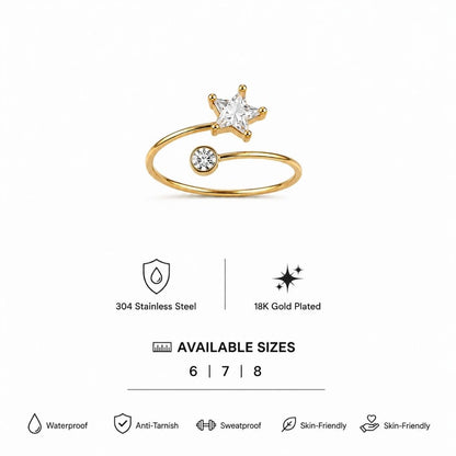 Sirius Shooting Star Ring