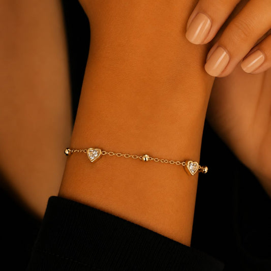 Dual Heart Bracelet