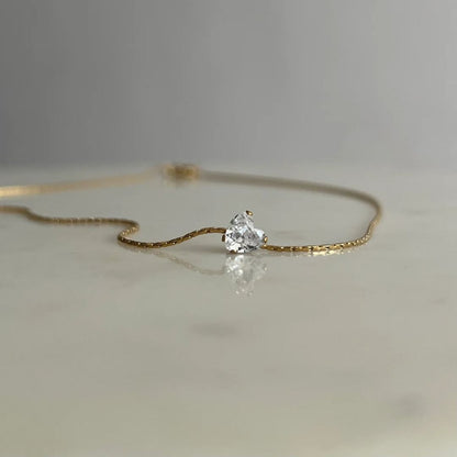 Heartlight Solitaire Necklace