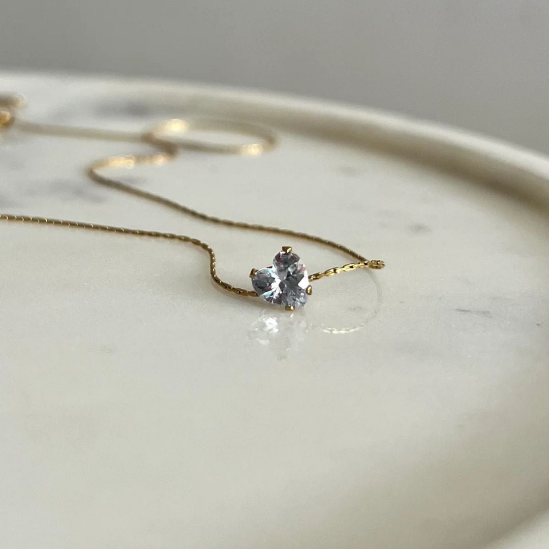 Heartlight Solitaire Necklace