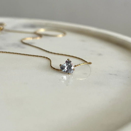 Heartlight Solitaire Necklace