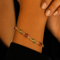 Red Tulip Bracelet