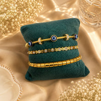 Evil Eye Charm Bracelet Stack