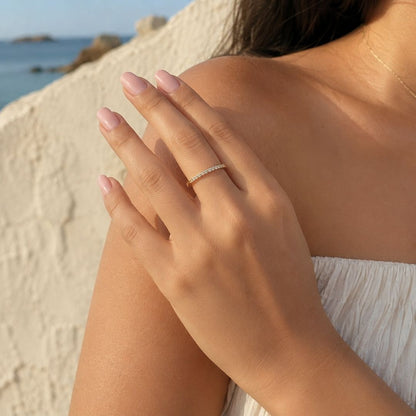 Riviera Half Eternity Ring