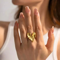 Sweet Heart  Adjustable Anti-tarnish Ring (RG262)