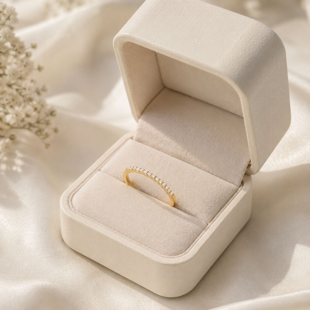Riviera Half Eternity Ring