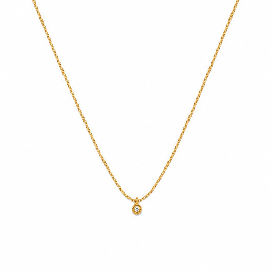 Thea Solitaire Necklace