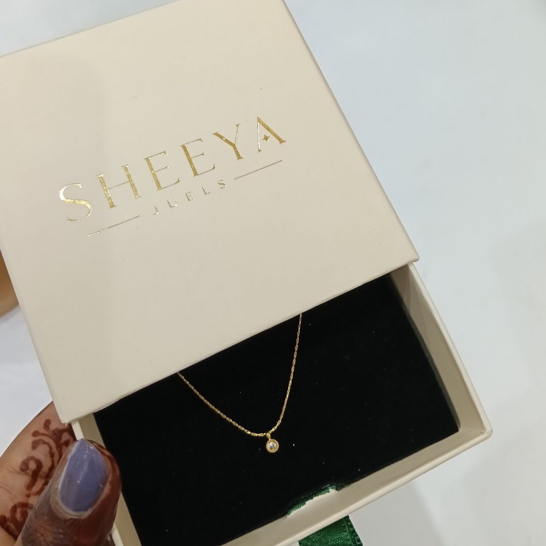 Thea Solitaire Necklace
