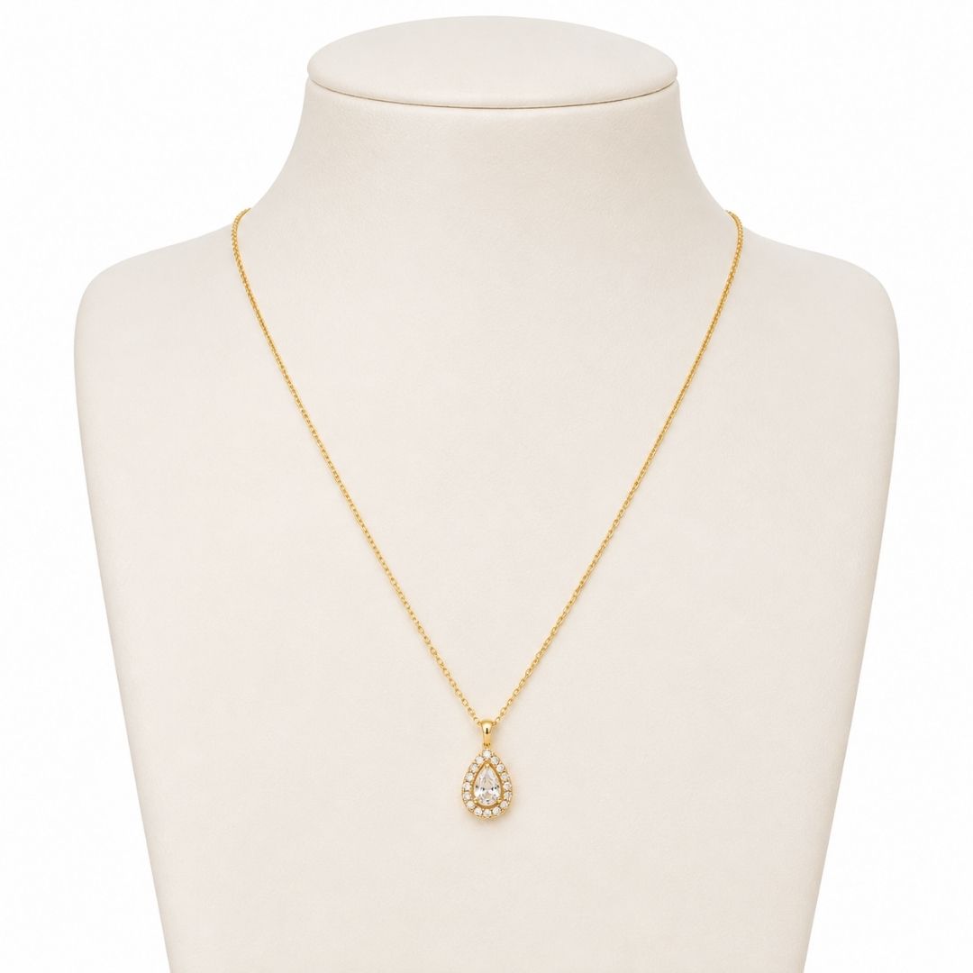Dewdrop Halo Necklace