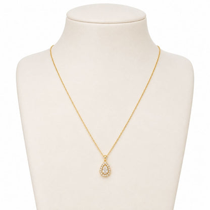 Dewdrop Halo Necklace