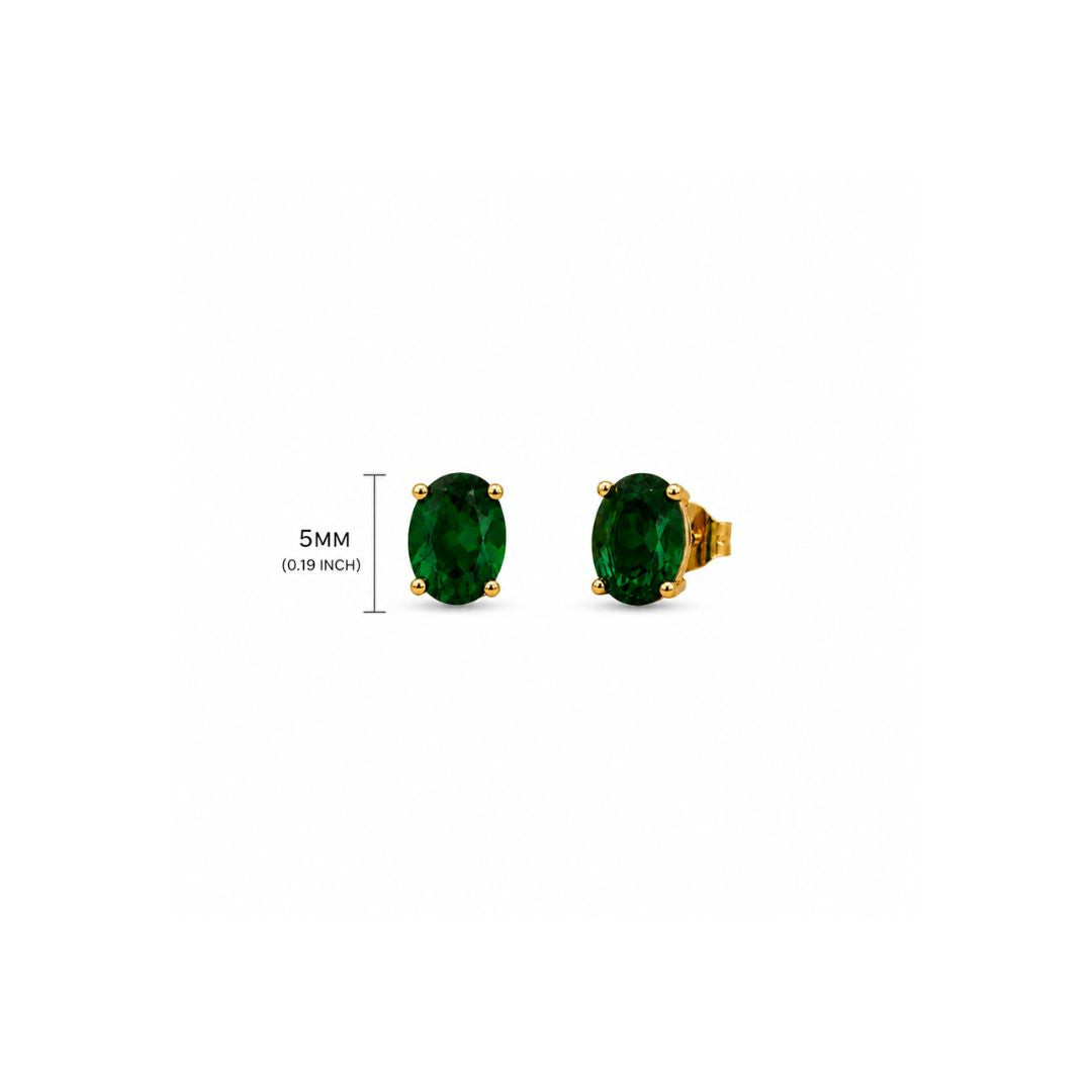 Lunelle Emerald Earrings