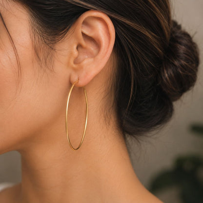 Aira Grand Hoop Earrings