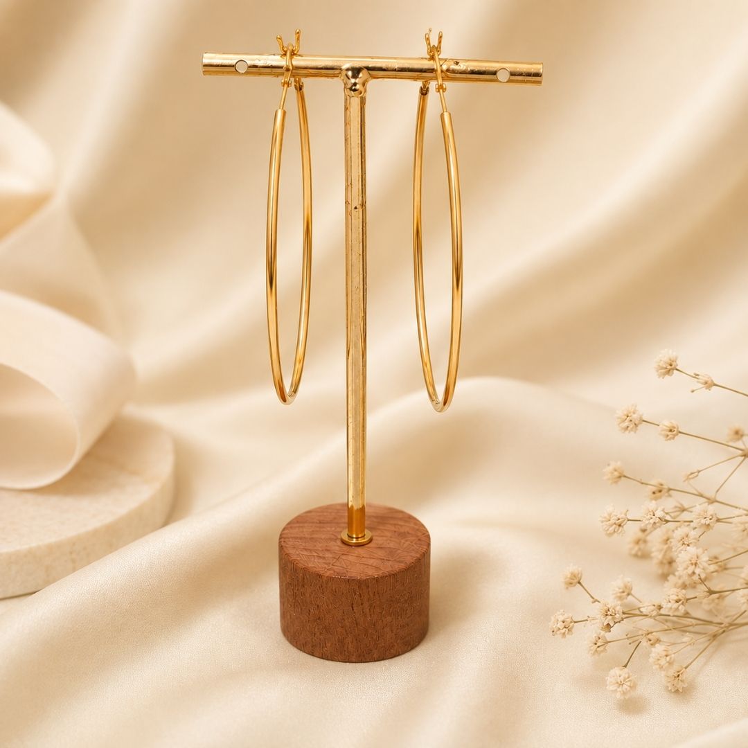 Aira Grand Hoop Earrings