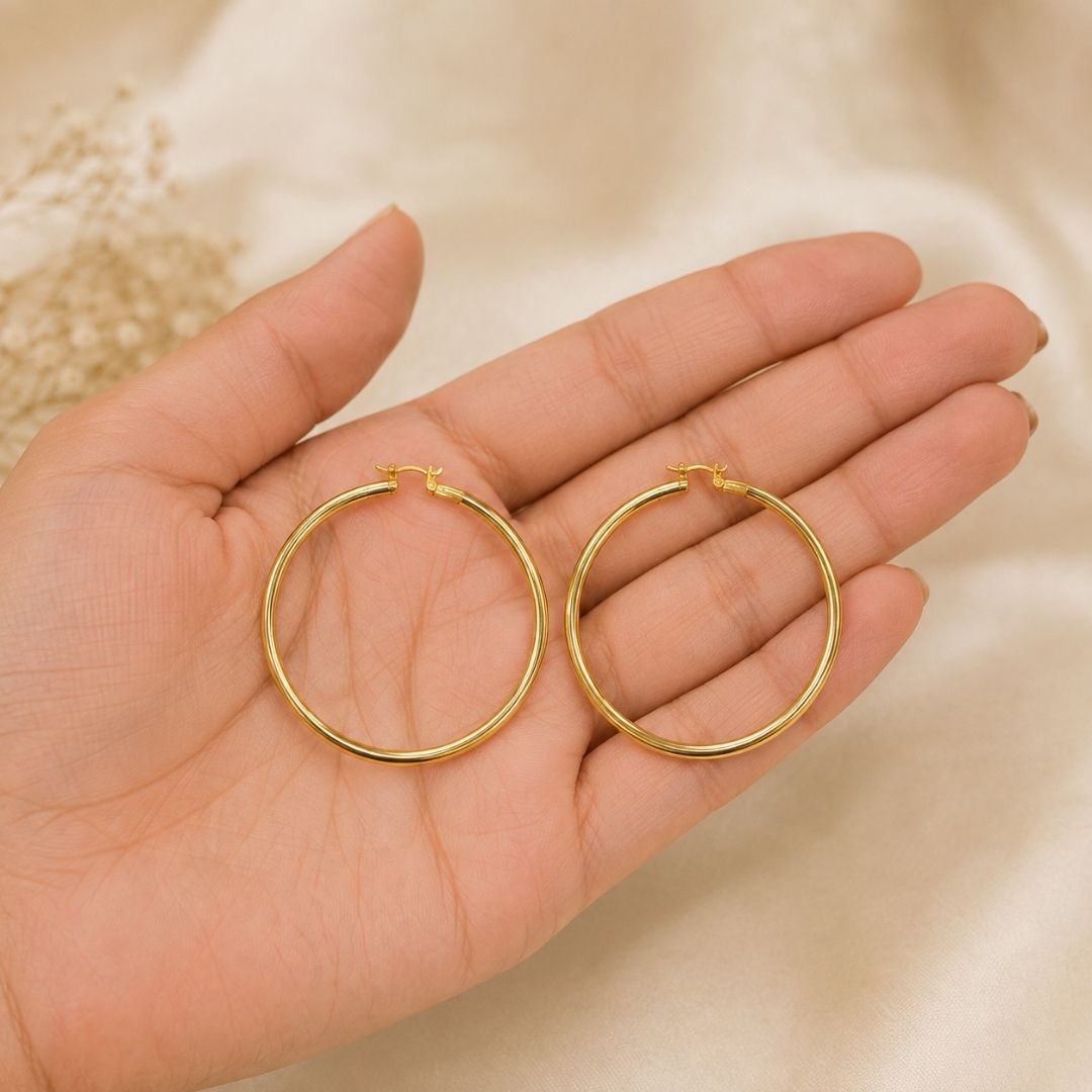 Aira Grand Hoop Earrings