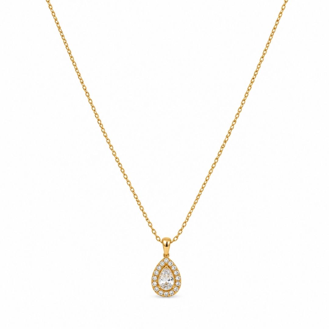 Dewdrop Halo Necklace