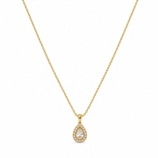 Dewdrop Halo Necklace