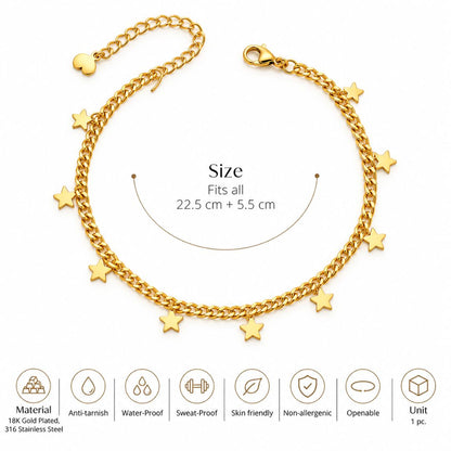 Starlit Anklet