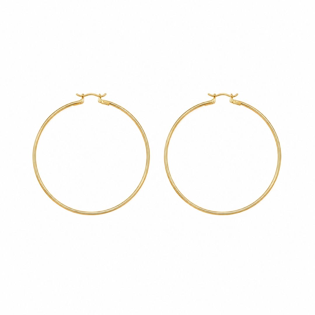 Aira Grand Hoop Earrings
