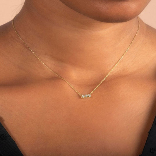 Trio Gleam Necklace