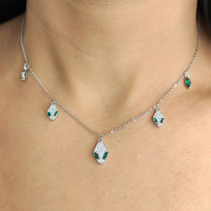 Serpent Charms Necklace