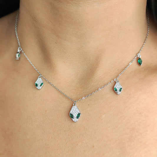 Serpent Charms Necklace Set