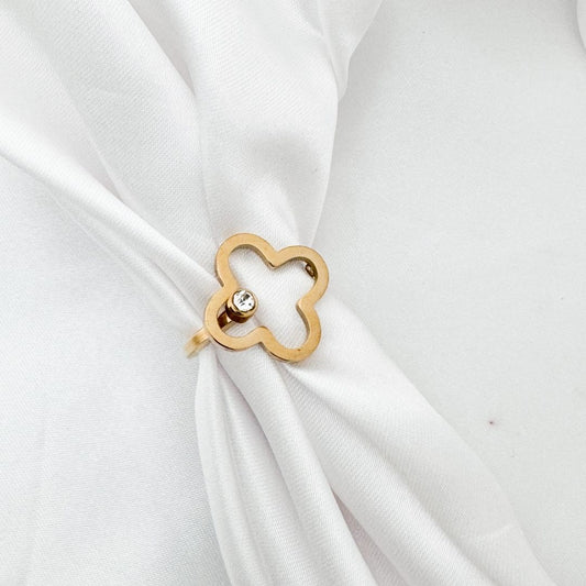 Bare Clover Ring