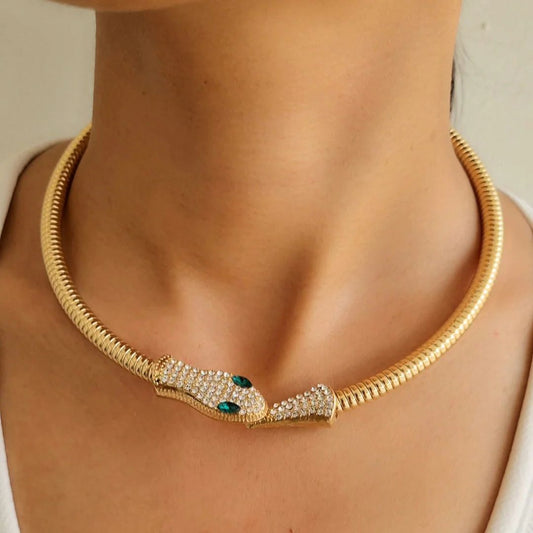 Serpent Statement Necklace