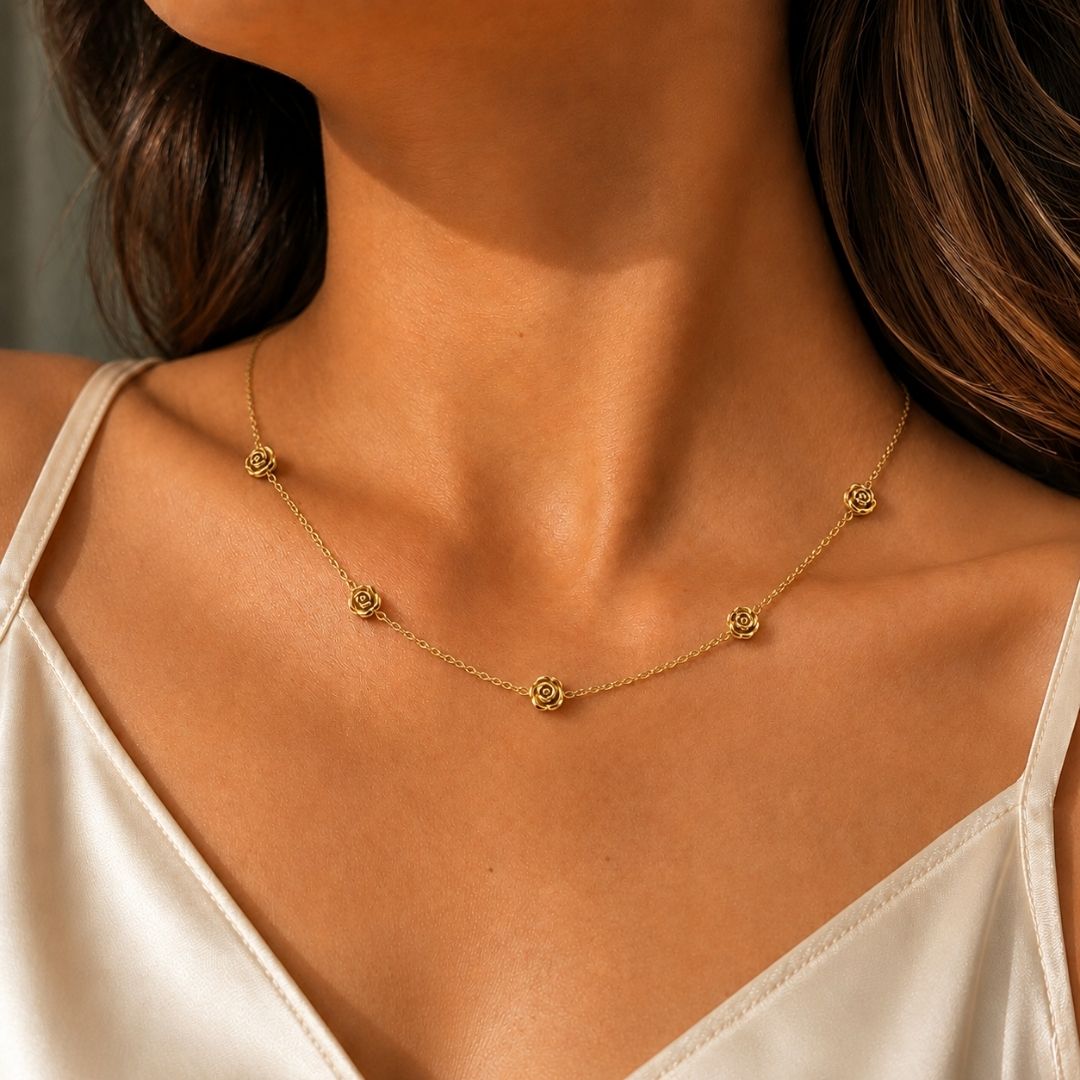 Rosette Trail Necklace