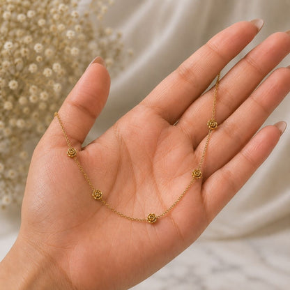 Rosette Trail Necklace