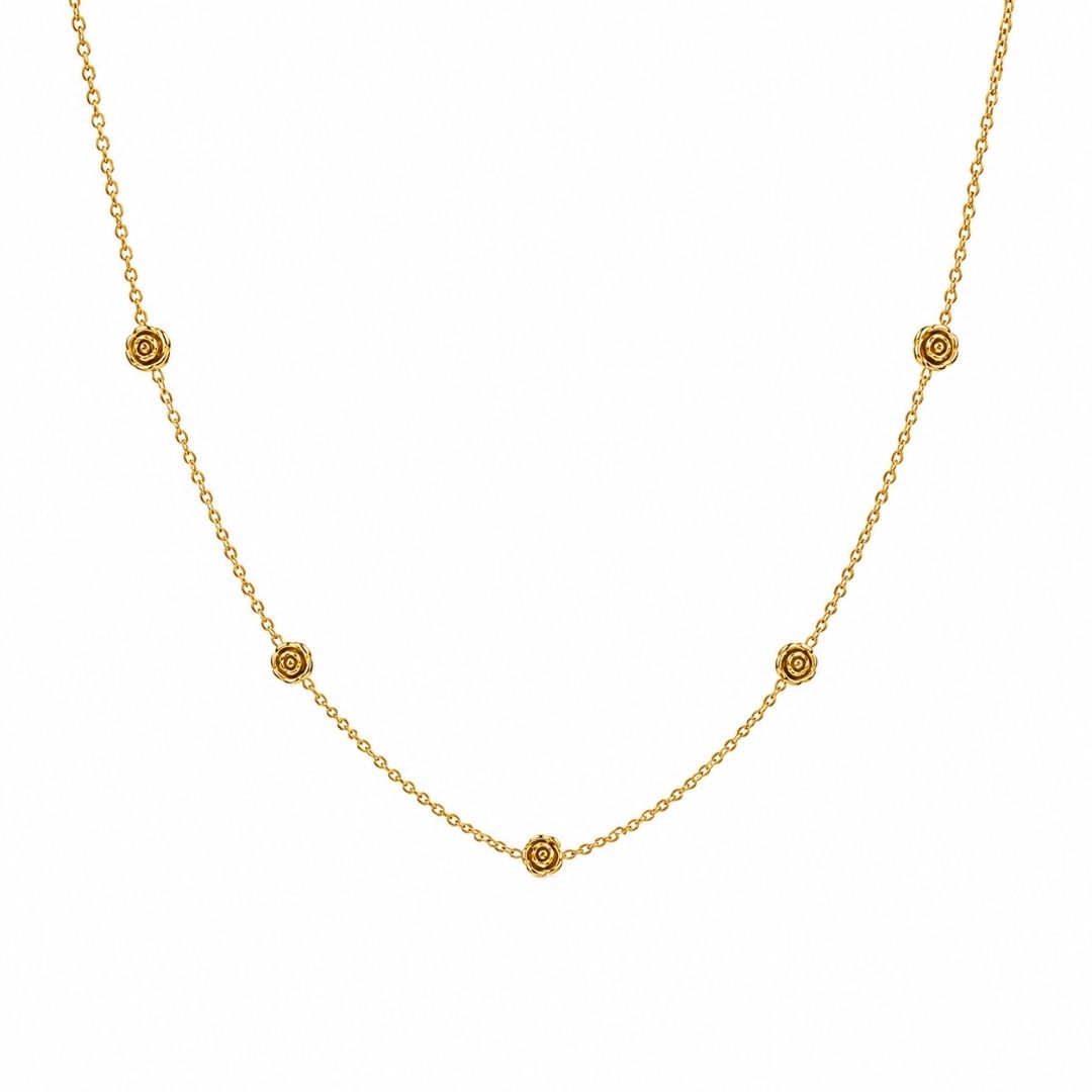 Rosette Trail Necklace