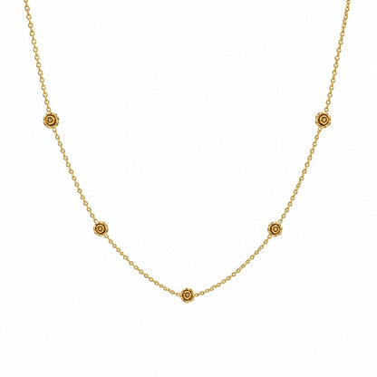 Rosette Trail Necklace