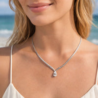Velora Luxe Silver Necklace