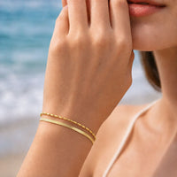 Herringbone Layered Bracelet
