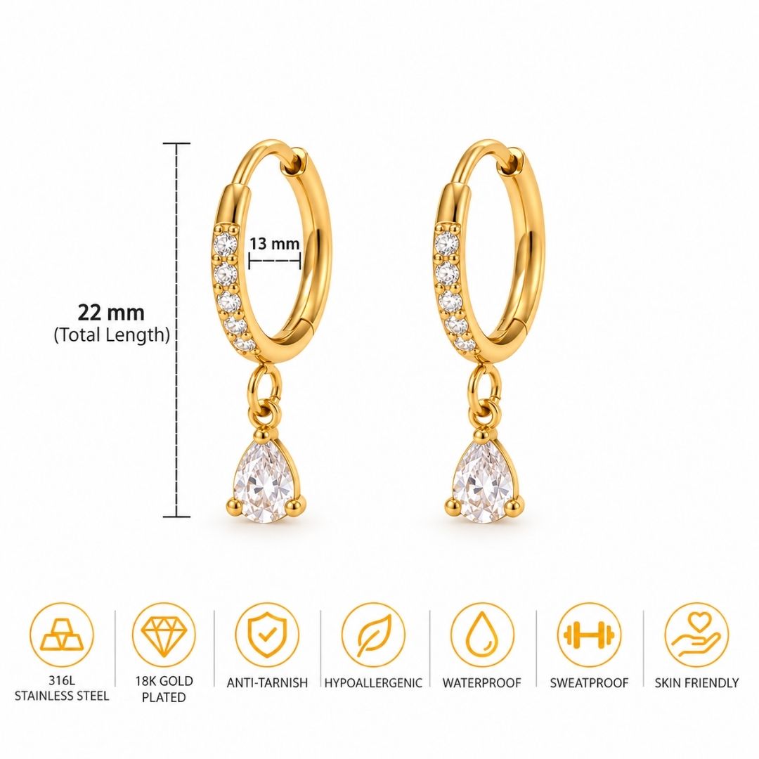 Raindrop Royale Earrings