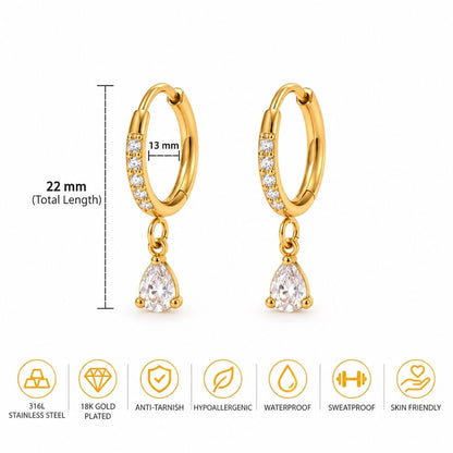 Raindrop Royale Earrings