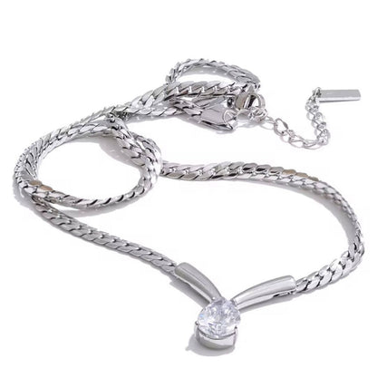 Velora Luxe Silver Necklace