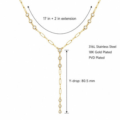 Maisha Lariat Necklace