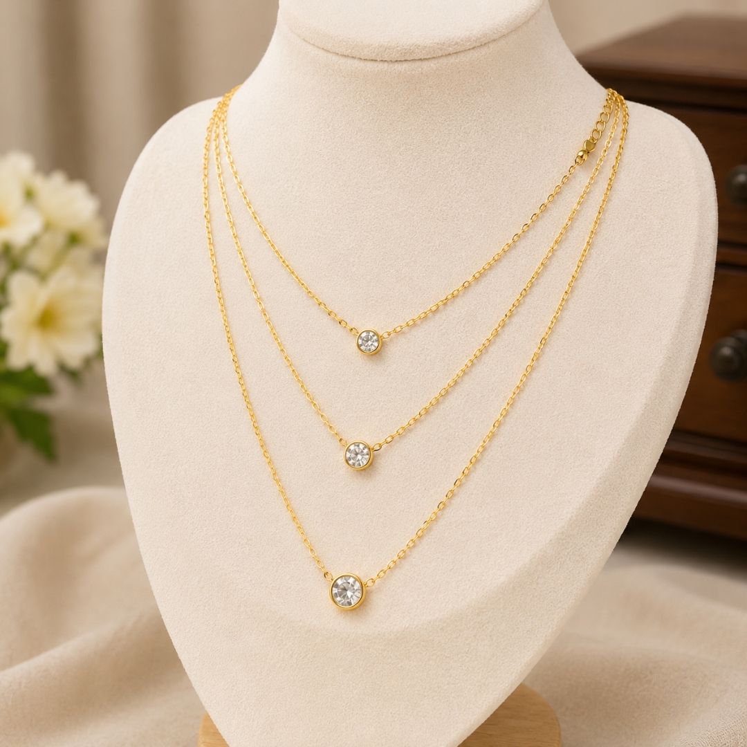 Triveni Layered Necklace