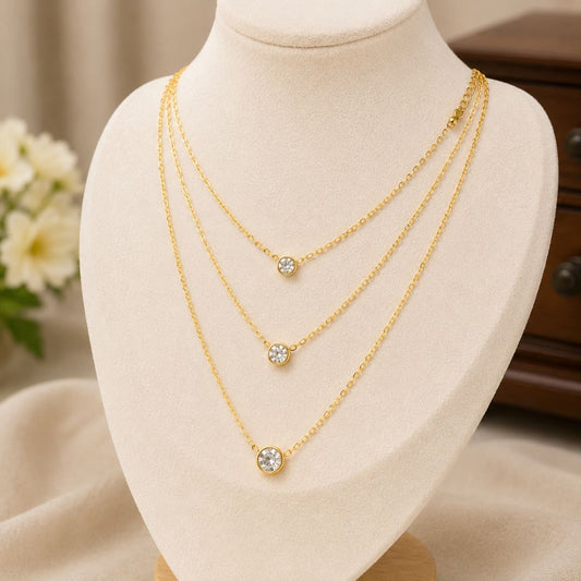 Triveni Layered Necklace