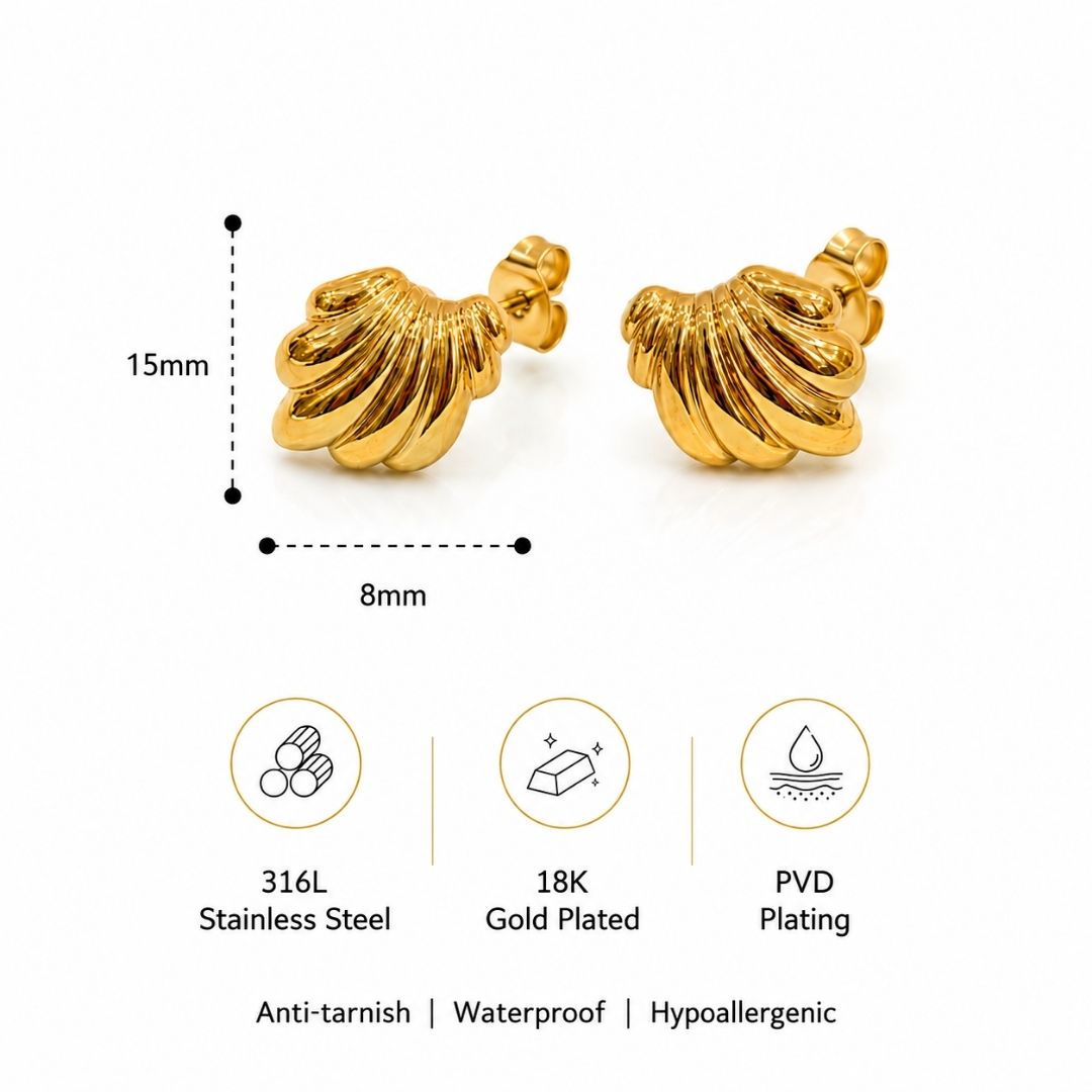 Sadaf Shell Stud Earrings