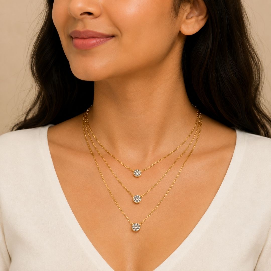 Triveni Layered Necklace