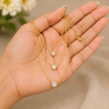 Triveni Layered Necklace