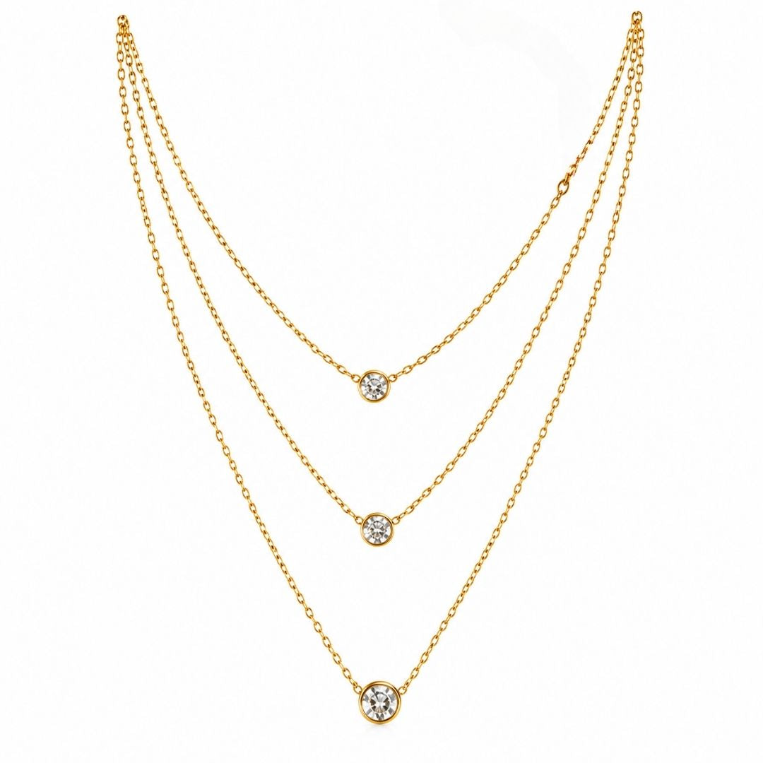 Triveni Layered Necklace