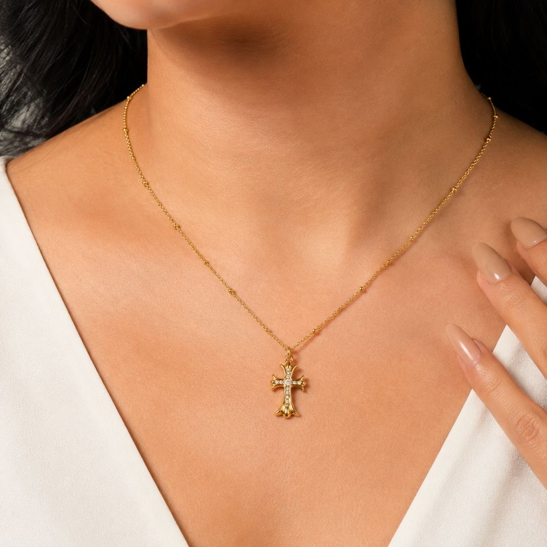 Divina Cross Necklace