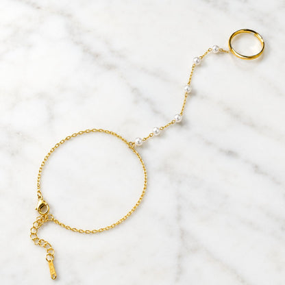 Pearl Link Hand Chain