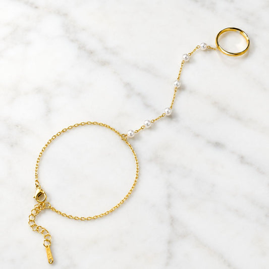 Pearl Link Hand Chain