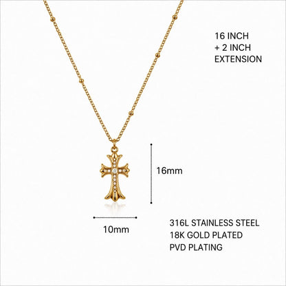 Divina Cross Necklace