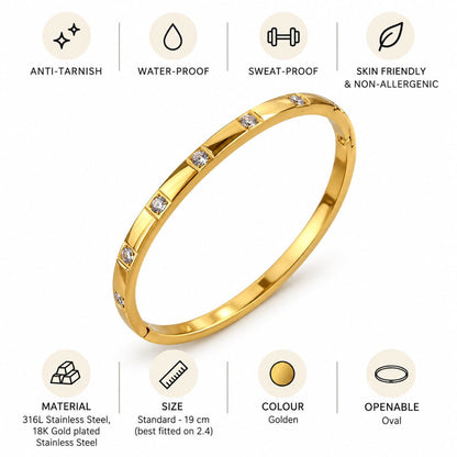Solara Bangle Bracelet