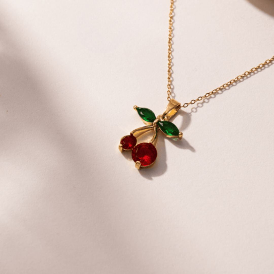 Red Cherry Necklace